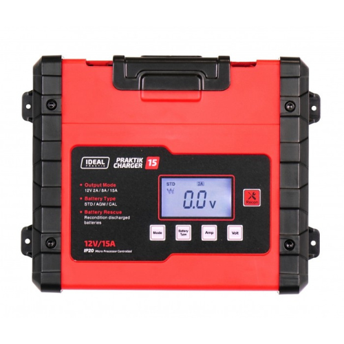 PRAKTIK CHARGER 15 LCD 12V – Inteligentny Prostownik 2A/8A/15A - obrazek 7