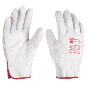 Rękawice spawalnicze skórzane DRIVER – ochronne do spawania TIG/MIG rozmiar 10