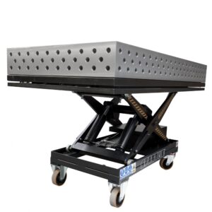 FERROS 3D stół spawalniczy 2000 x 1000 (na podnośniku elektrohydraulicznym)