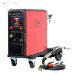 Spawarka inwertorowa TECNO MIG 337 PULSE SYNERGIC LCD + wózek