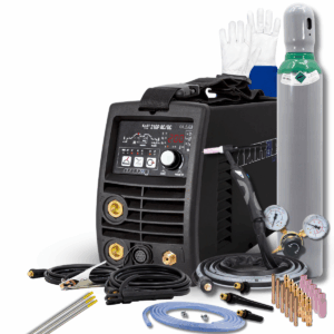 Spawarka inwertorowa EasyTIG 210P AC/DC  z uchwytem mini SPE 17 - 4m Zestaw