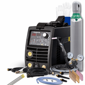 Spawarka inwertorowa ProTIG 220P AC/DC  z uchwytem mini SPP 17 4B X - 4m Zestaw