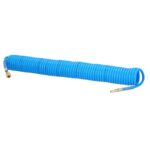 Wąż pneumatyczny spiralny PU uzbrojony 15 m fi 12 x 8 mm