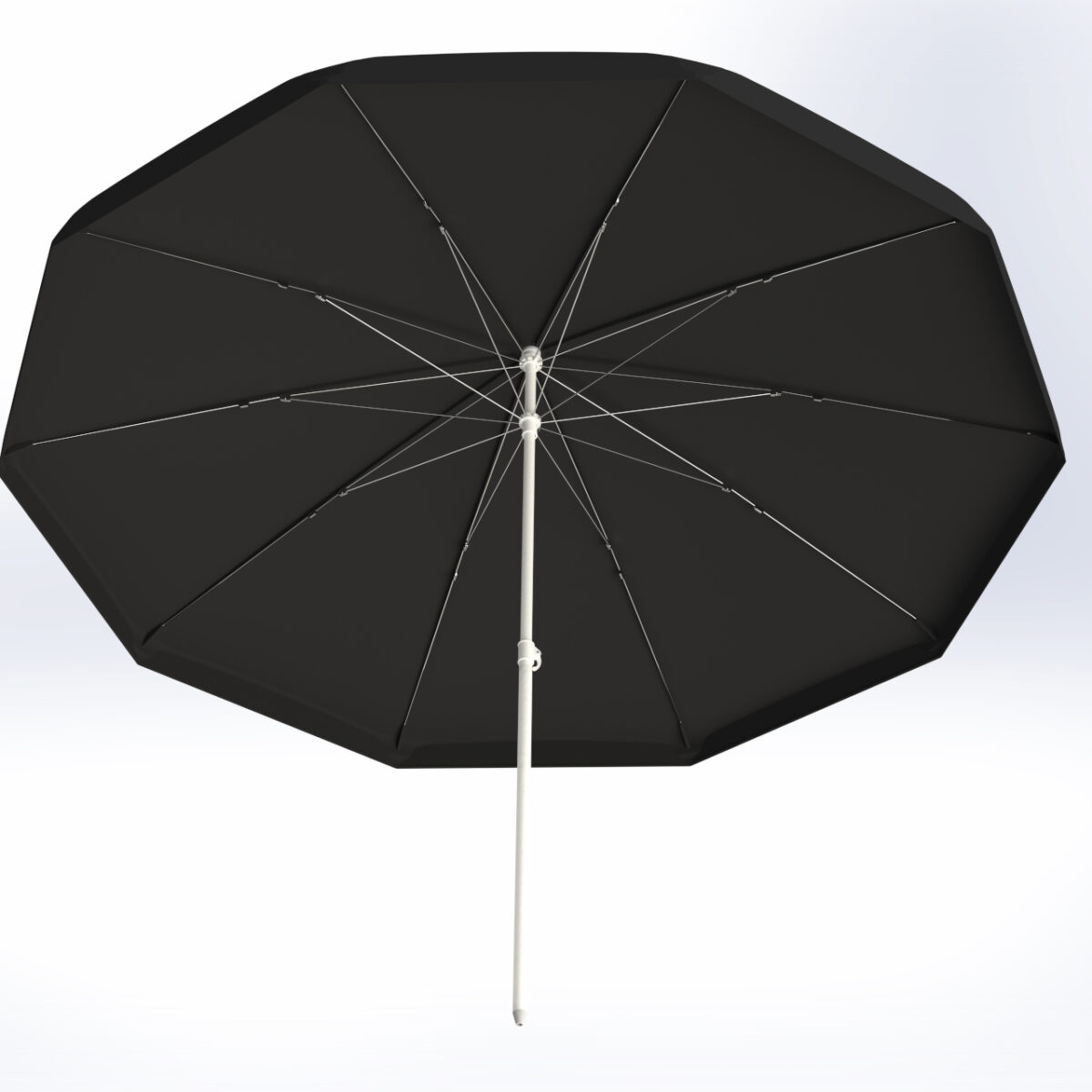 Parasol spawalniczy trudnopalny