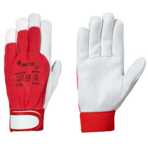 Rękawice Robocze skórzane monterskie z Rzepem rozmiar 11