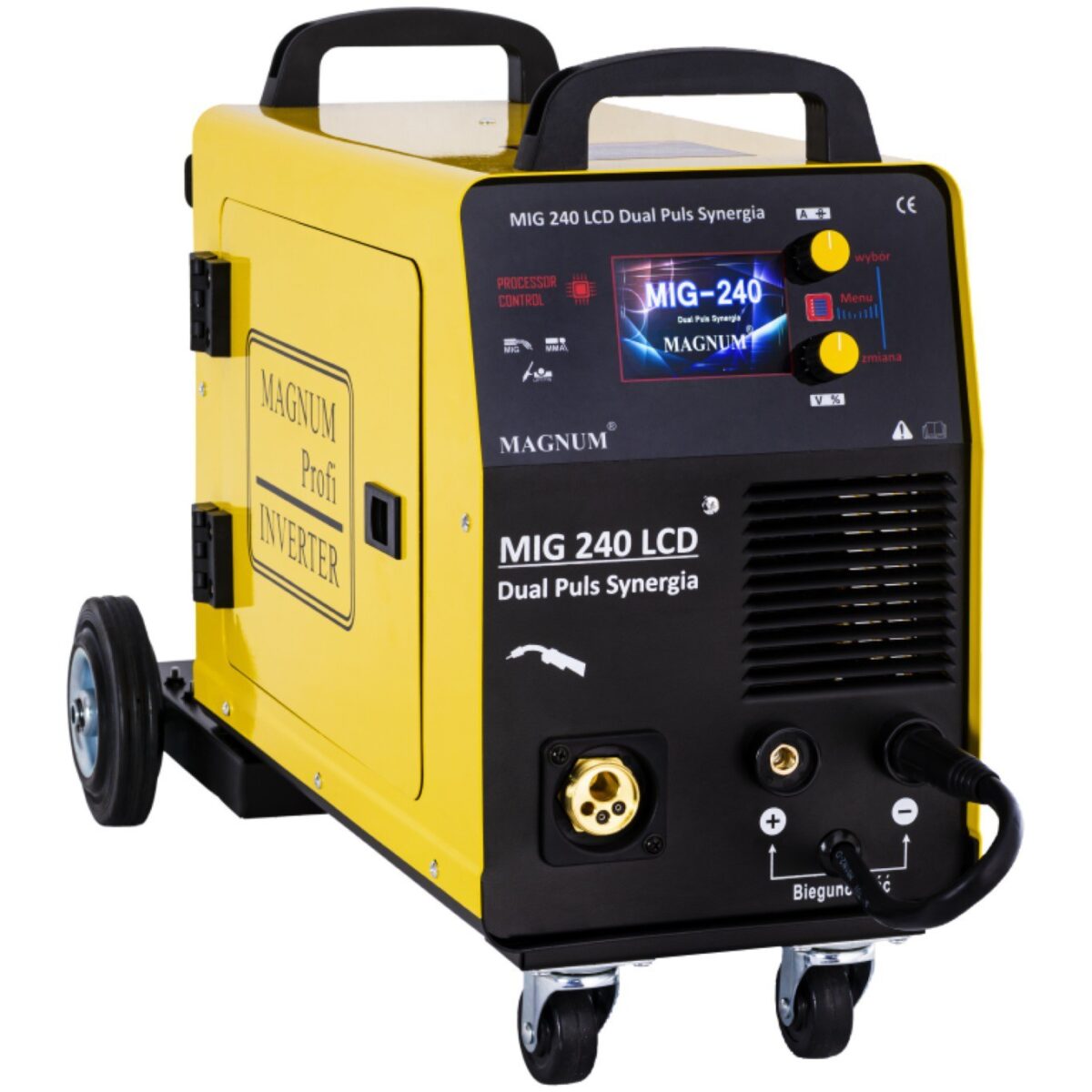 Spawarka inwerterowa MAGNUM MIG 240 DUAL PULS LCD