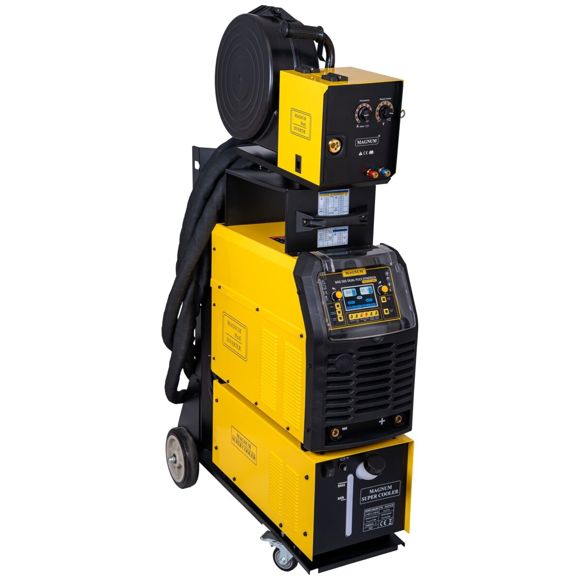 Spawarka inwerterowa MIG 502 DUAL PULS SYNERGIA LCD MAGNUM