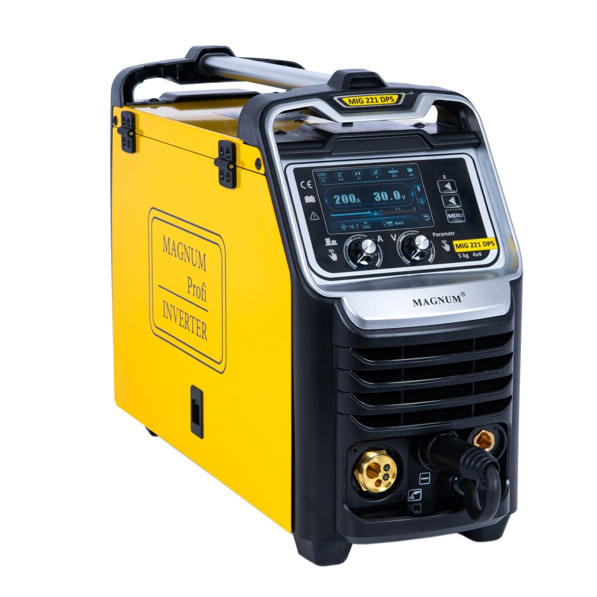 Spawarka inwerterowa MAGNUM MIG 221 DUAL PULS SYNERGIA 4x4 MMA