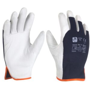 Rękawice robocze wzmacniane skórą lico COPER TEC 11