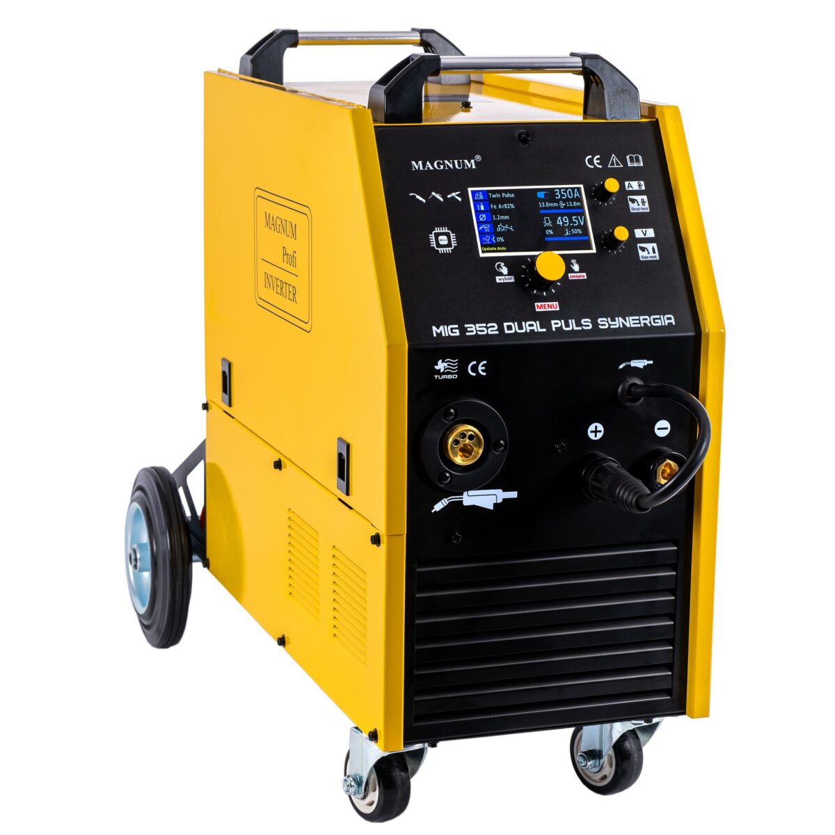 Spawarka inwerterowa MIG/MAG 352 Dual Puls Synergia LCD 4x4 MAGNUM