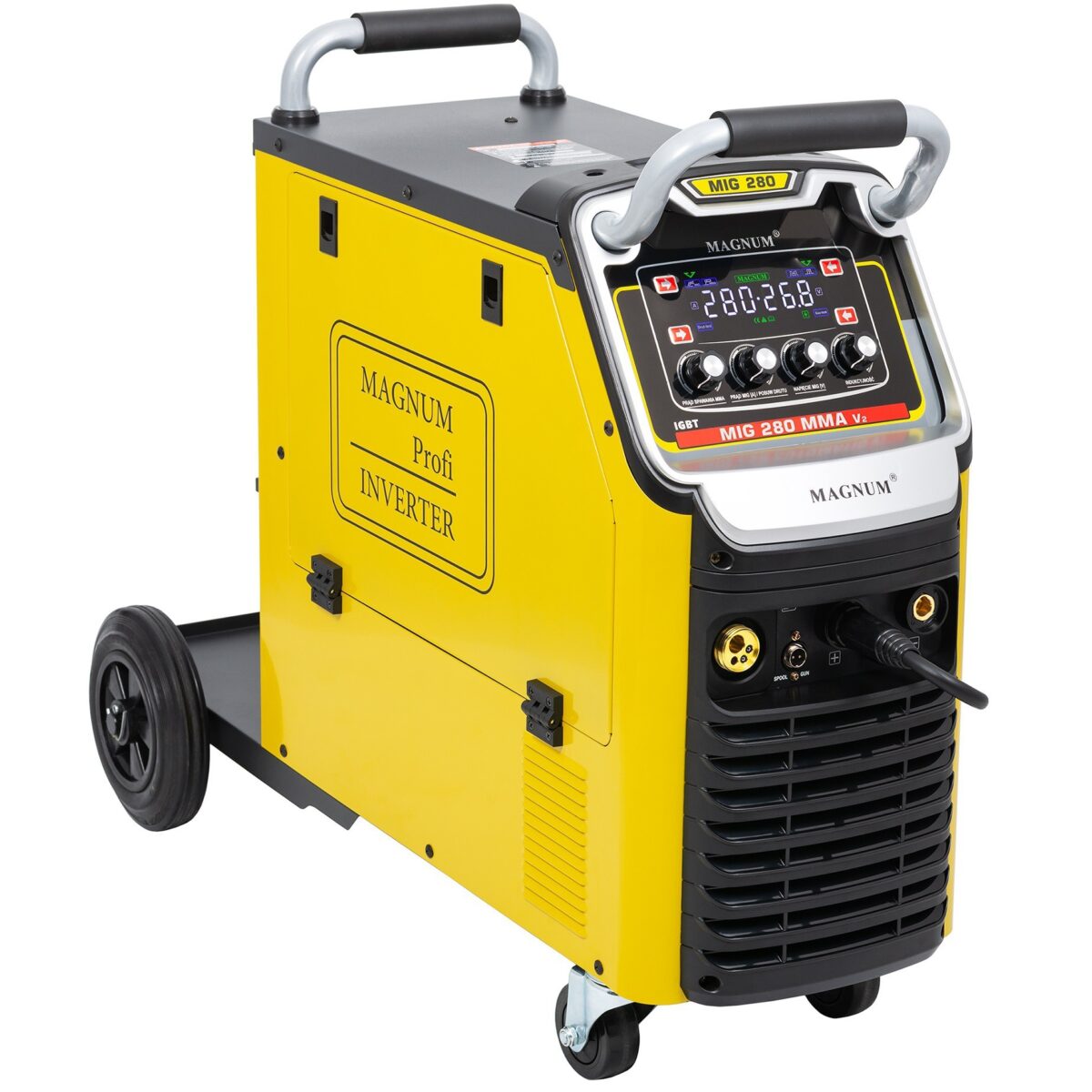 Spawarka inwerterowa MIG/MAG 285 Dual Puls Synergia LCD MAGNUM