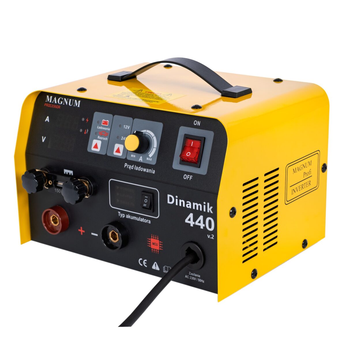 Prostownik inwertorowy z rozruchem MAGNUM DINAMIK 440 V2 12/24V
