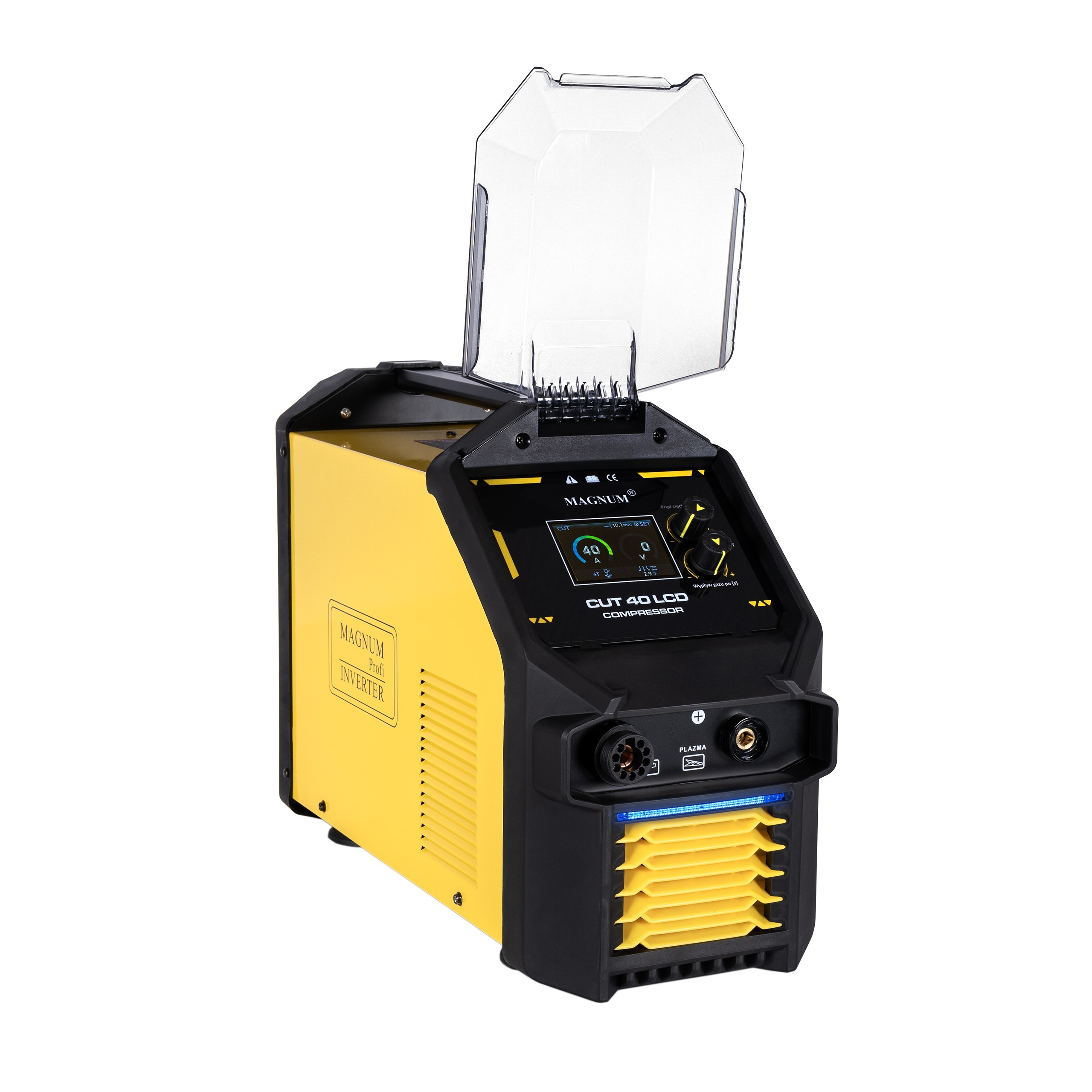 PRZECINARKA PLAZMOWA MAGNUM CUT 40 LCD COMPRESSOR WBUDOWANY KOMPRESOR - obrazek 4