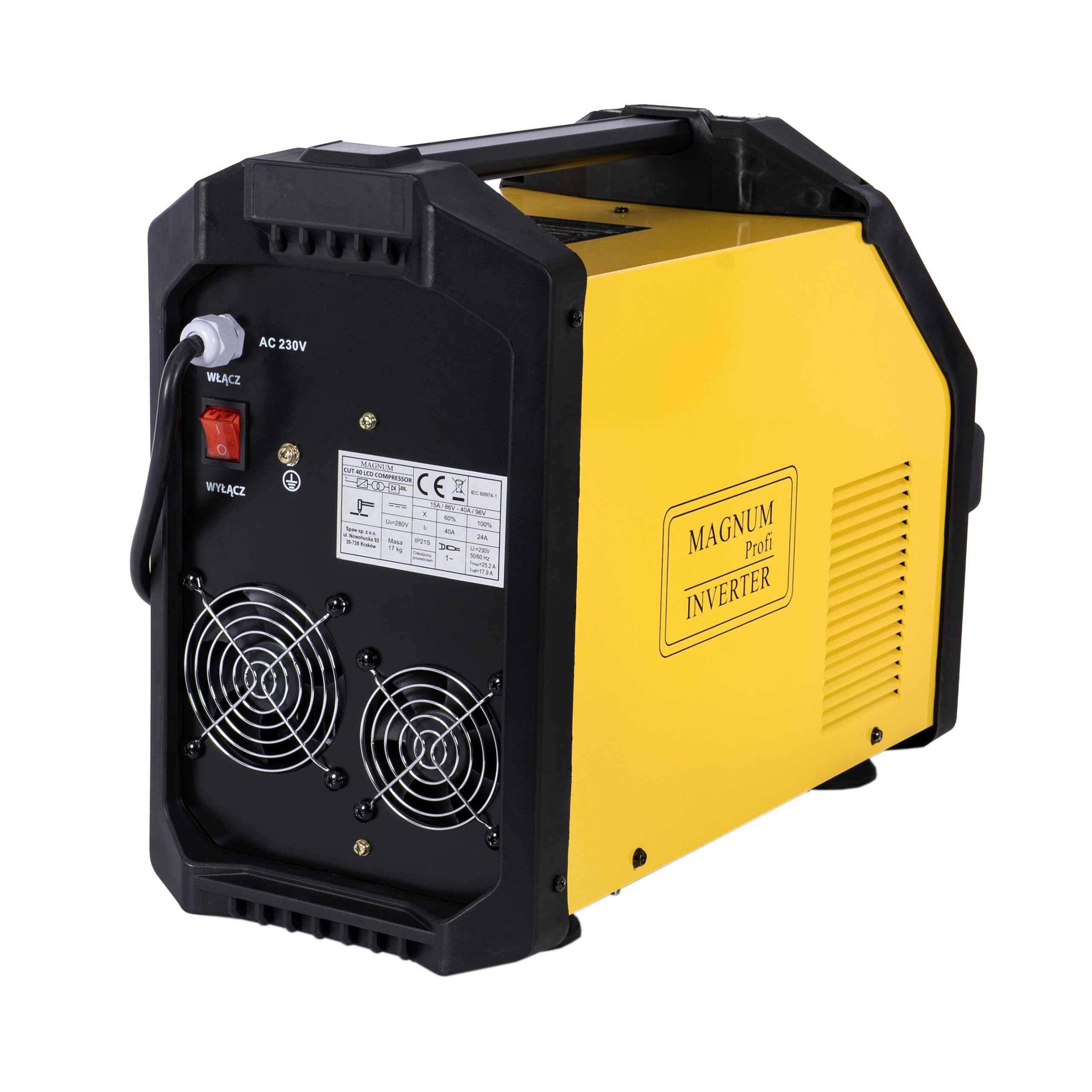 PRZECINARKA PLAZMOWA MAGNUM CUT 40 LCD COMPRESSOR WBUDOWANY KOMPRESOR - obrazek 5