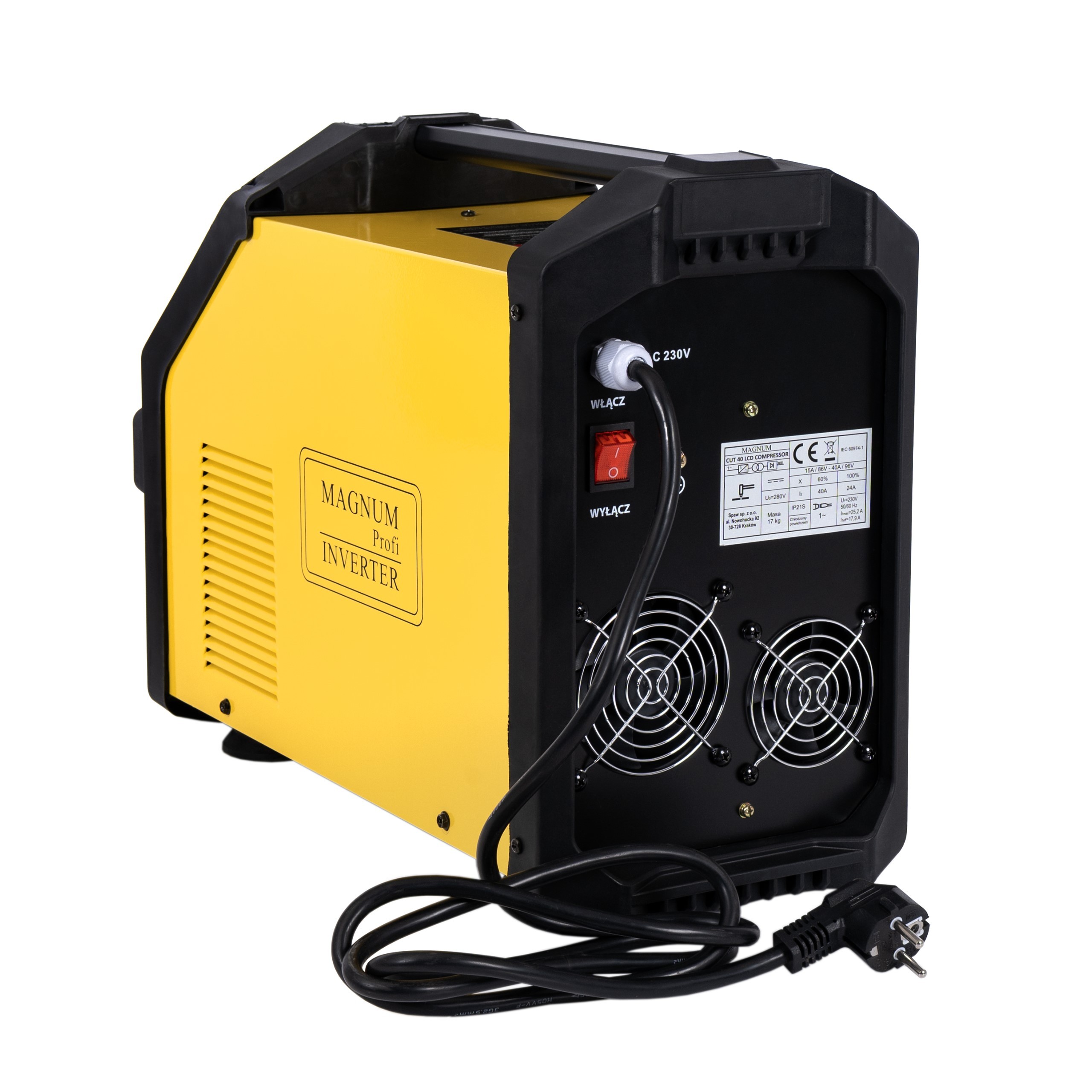 PRZECINARKA PLAZMOWA MAGNUM CUT 40 LCD COMPRESSOR WBUDOWANY KOMPRESOR - obrazek 6