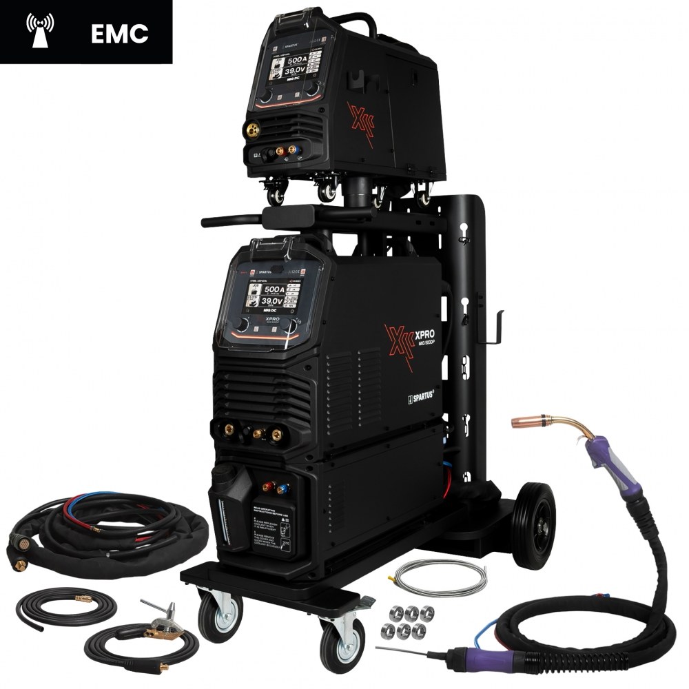 SPARTUS XPro MIG 500 Dual Pulse – przemysłowa spawarka MIG/MAG 500A
