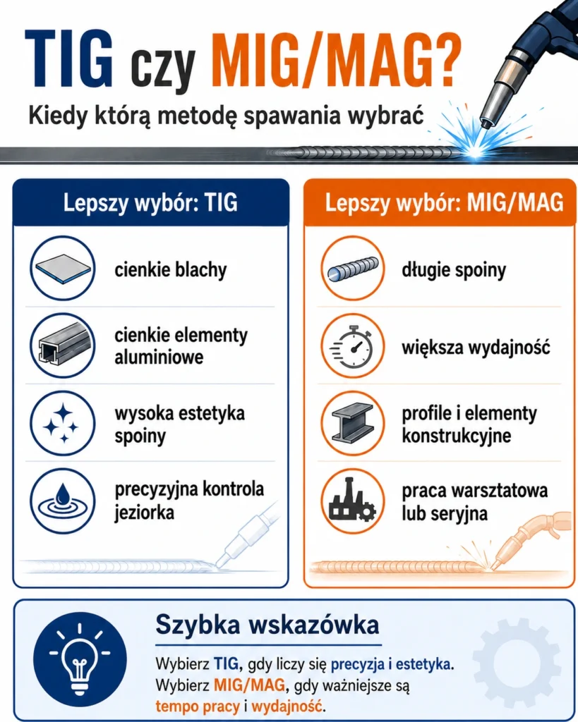 Spawanie aluminium – poradnik techniczny czyli jak spawać aluminium metodą TIG oraz migomatem?