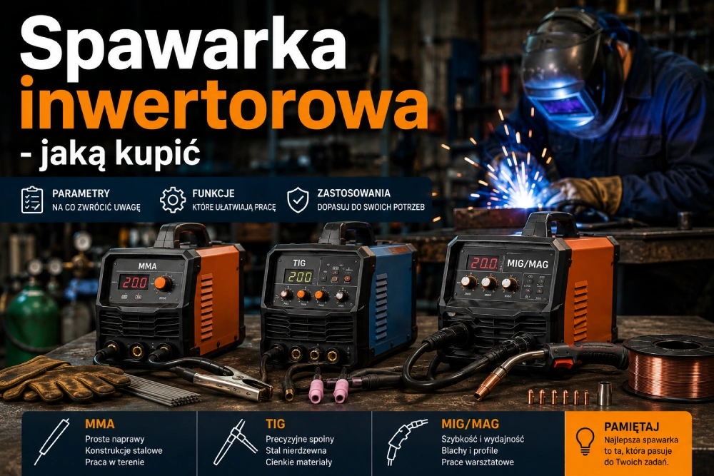 Spawarka inwertorowa – jaką kupić? Parametry, funkcje i wybór metody spawania