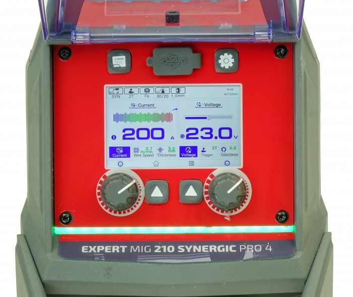 Spawarka migomat 200A MIG MMA TIG EXPERT MIG 210 Synergic Pro4 LCD IDEAL