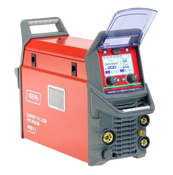 Spawarka IDEAL EXPERT MIG 220 PFC PULSE Pro5 LCD 200A MIG MAG PULS MMA TIG