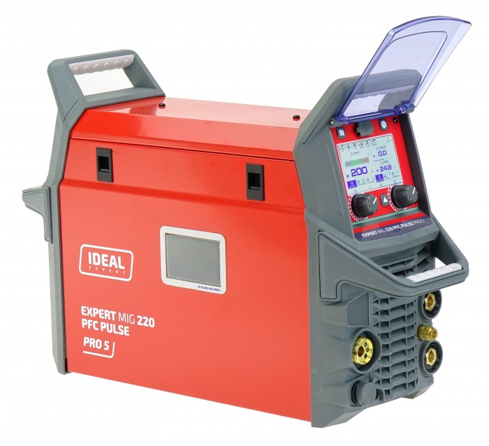 Spawarka IDEAL EXPERT MIG 220 PFC PULSE Pro5 LCD 200A MIG MAG PULS MMA TIG
