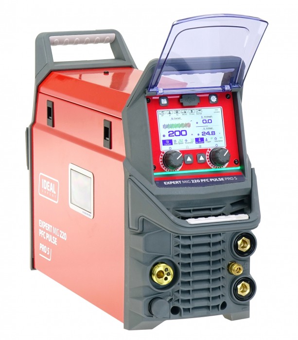 Spawarka IDEAL EXPERT MIG 220 PFC PULSE Pro5 LCD 200A MIG MAG PULS MMA TIG