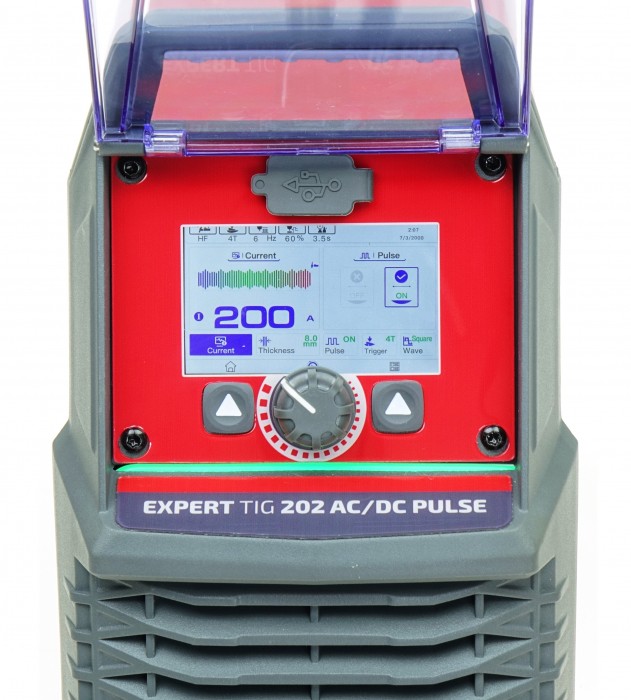 Spawarka Expert TIG MMA 202 AC/DC PULSE PRO 3.5 LCD IDEAL 230V 200A