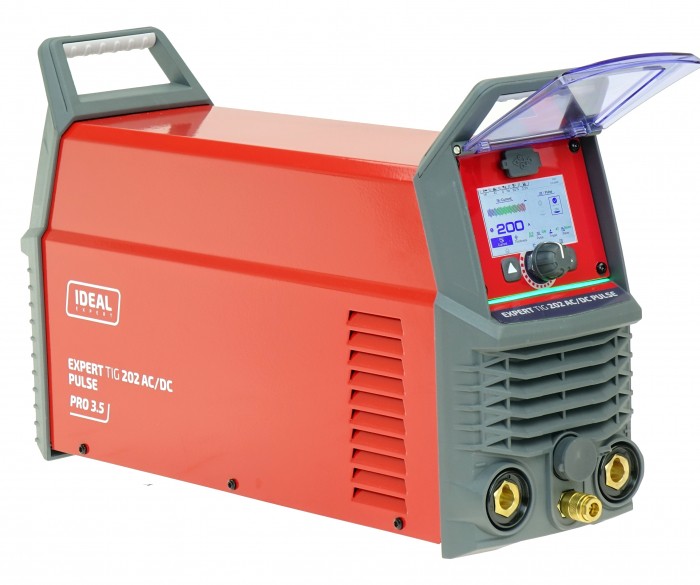 Spawarka Expert TIG MMA 202 AC/DC PULSE PRO 3.5 LCD IDEAL 230V 200A