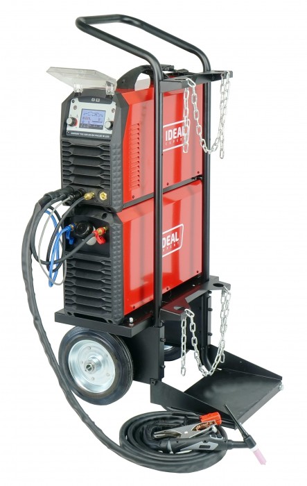 Spawarka inwertorowa IDEAL EXPERT TIG 220 AC/DC PULSE W LCD chłodnica wózek