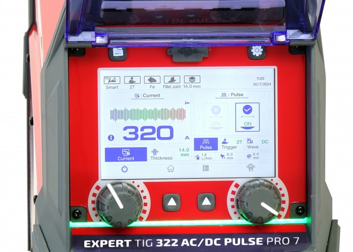 SPAWARKA INWERTEROWA IDEAL EXPERT TIG 322 AC/DC PULSE Pro7 LCD 400V MMA