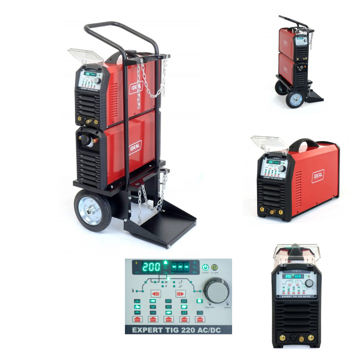 Spawarka inwertorowa Ideal EXPERT TIG 220 AC/DC CHŁODNICA 5-200 A