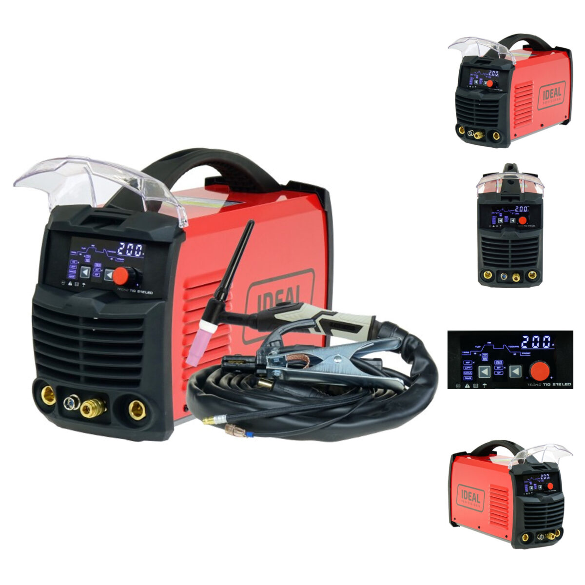 Spawarka TIG DC INWERTEROWA IDEAL TECNO TIG 212 DC PULSE LED MMA TIG