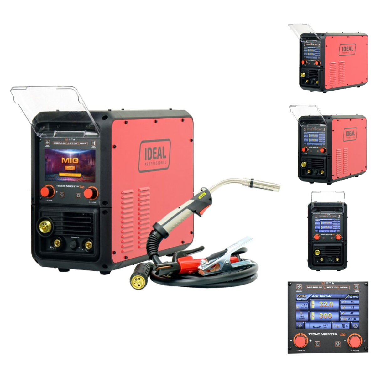 Półautomat spawalniczy MIG/MAG, MMA, IDEAL TMIG337P 300A MIG MAG MMA TIG