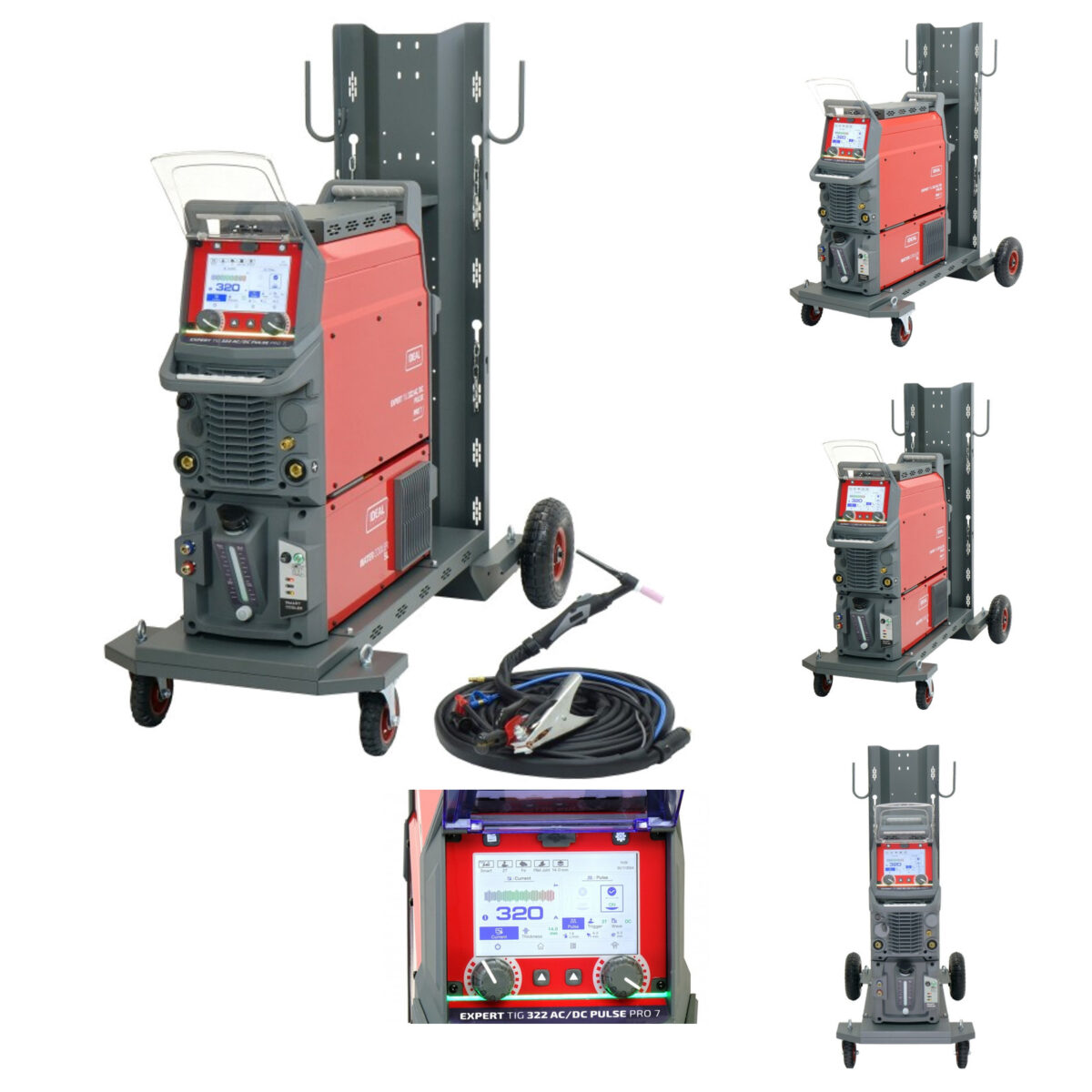 SPAWARKA INWERTEROWA IDEAL EXPERT TIG 322 AC/DC PULSE Pro7 LCD 400V MMA