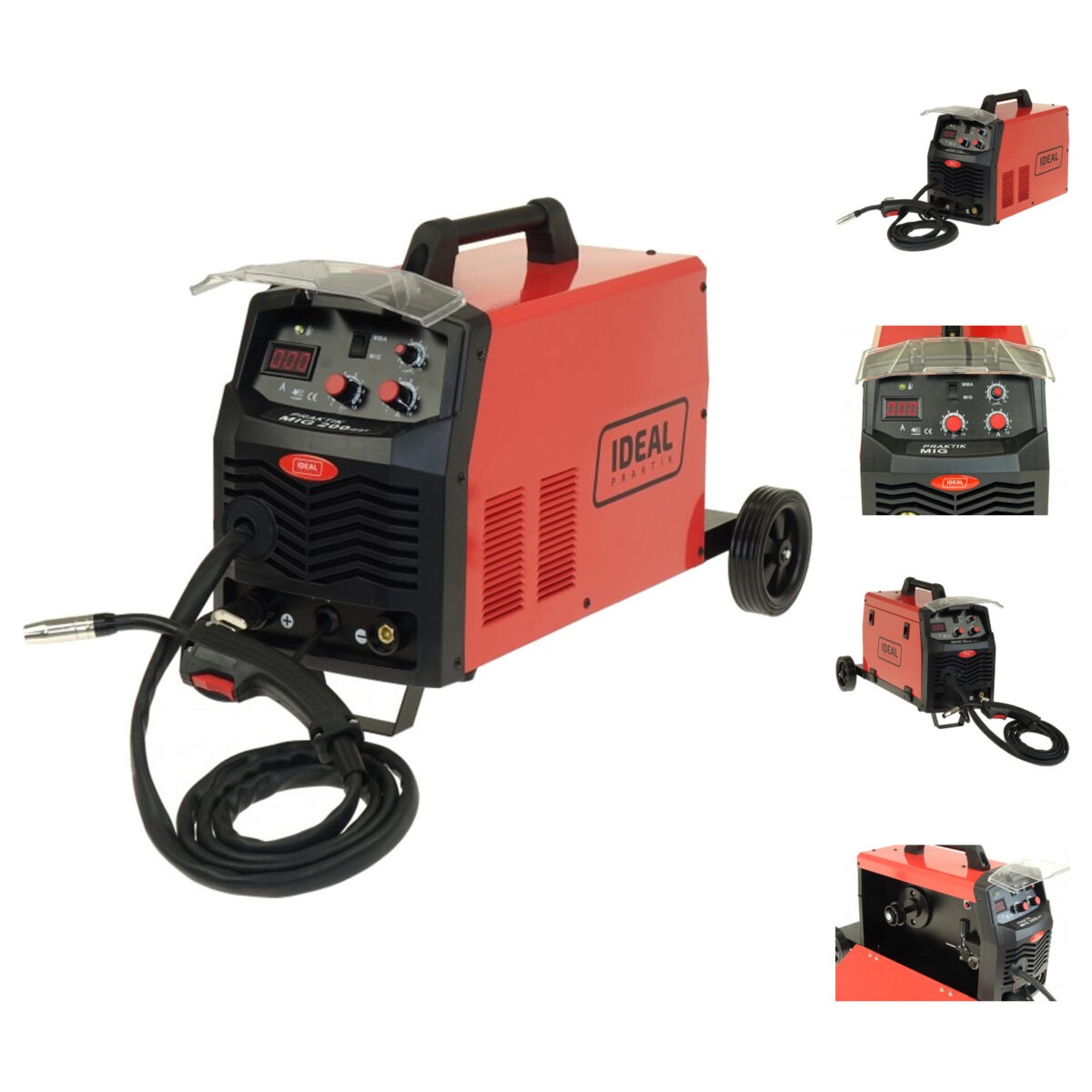 Półautomat spawalniczy MIG/MAG, MMA IDEAL PMIG200V2 200A 230V