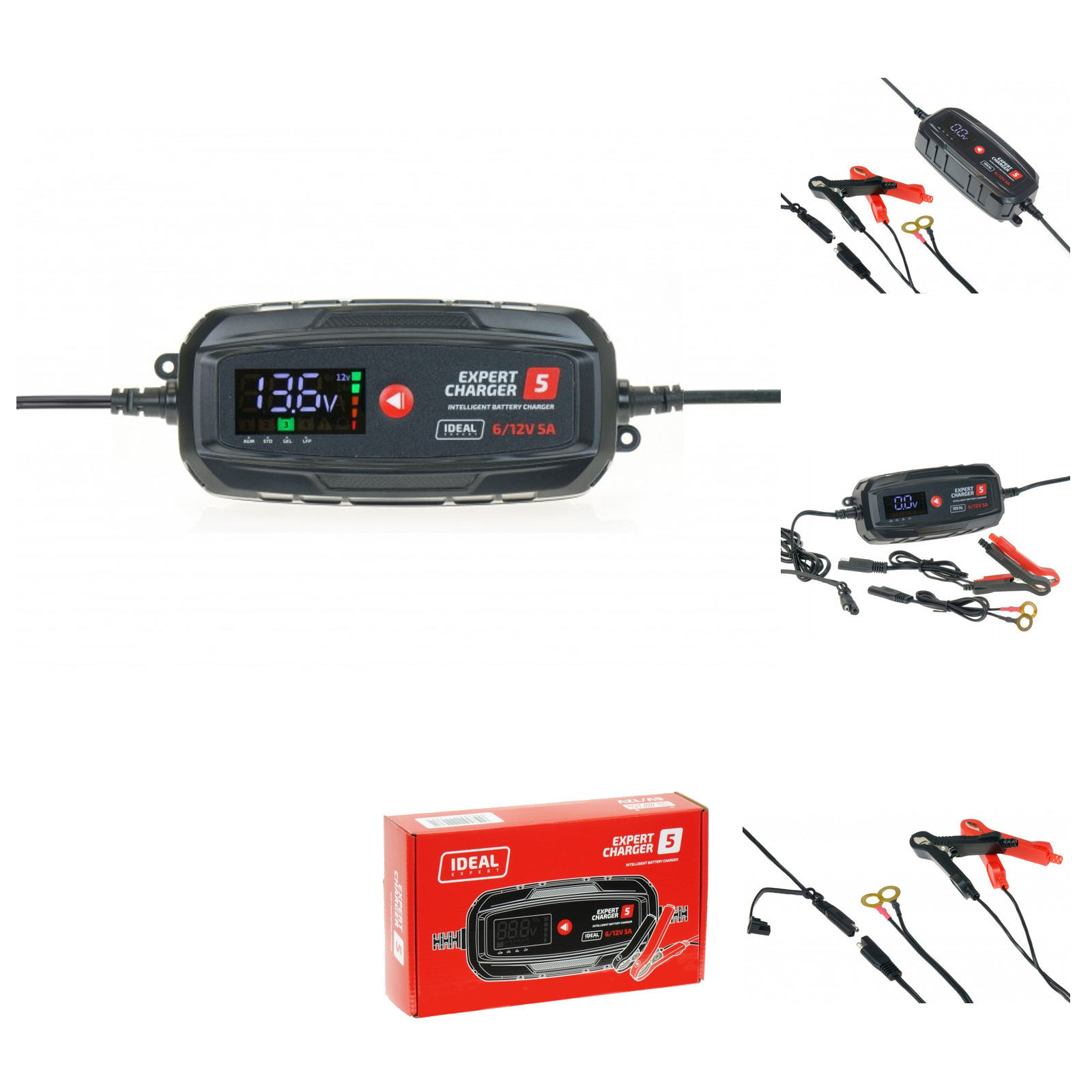Prostownik Inteligentny IDEAL EXPERT CHARGER 5 6/12V 2,5/5A LFP CAL