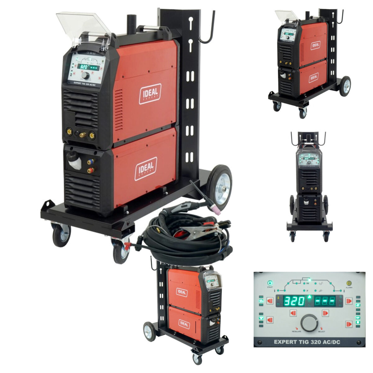 SPAWARKA IDEAL EXPERT TIG 320 AC/DC UCHWYT 8 m