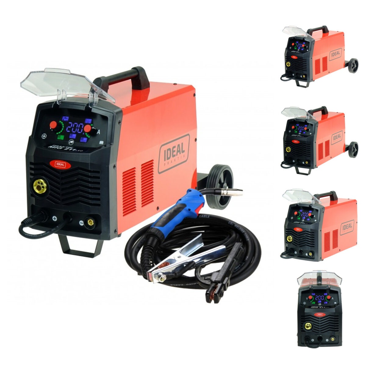 Spawarka Ideal Praktik MIG 211 Synergia LED 200A Migomat MMA