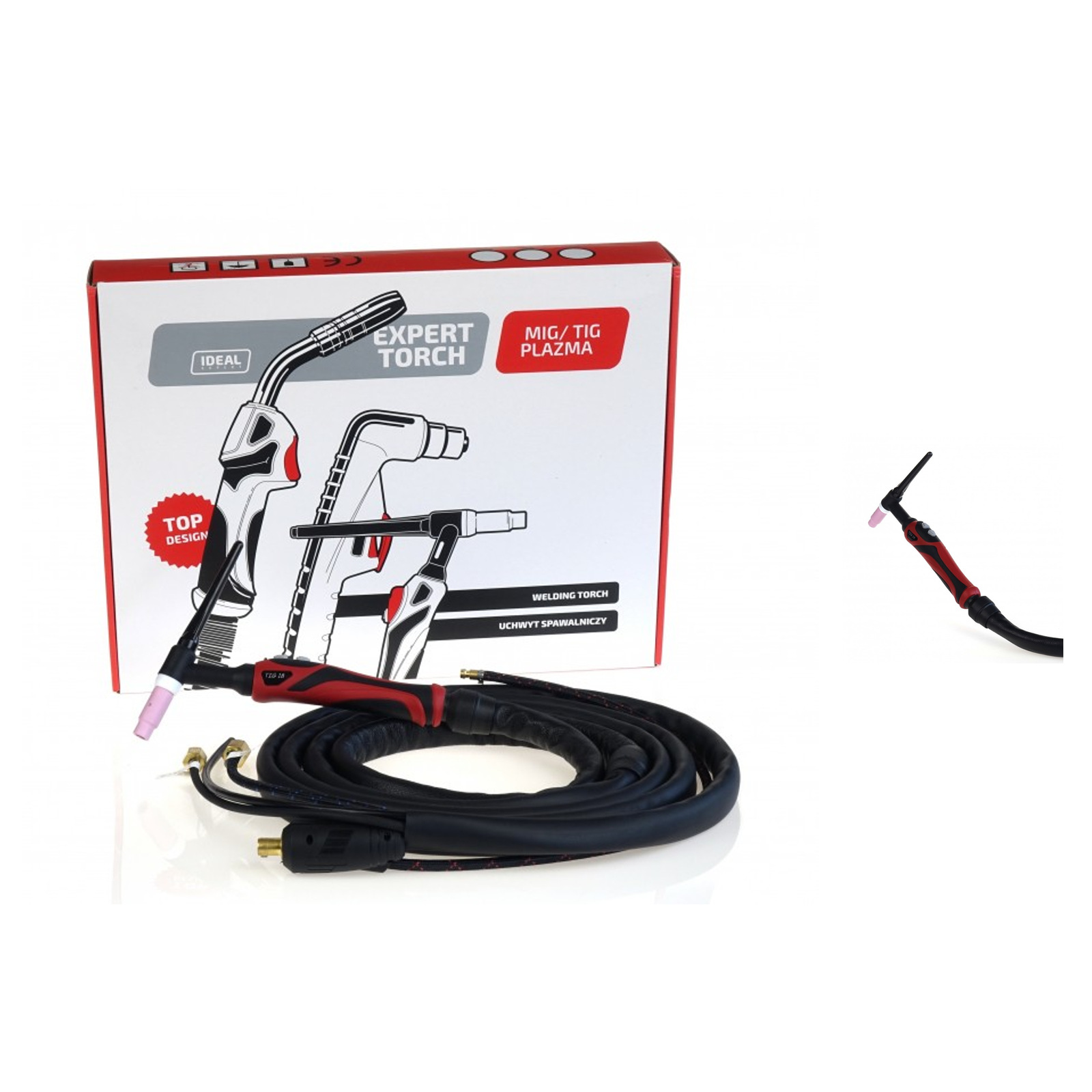Uchwyt spaw. TIG 18 4m ciecz-sil-skóra DX50 DUAL