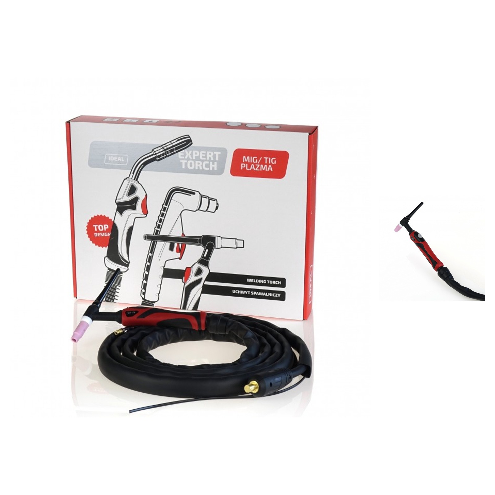 Uchwyt spawalniczy TIG 26FX 8m DX50 SINGLE EXPERT