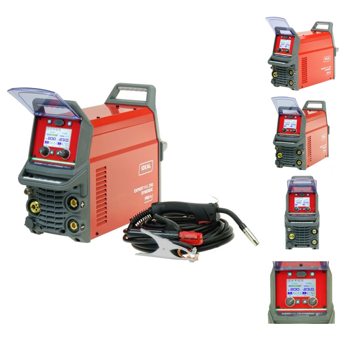 Spawarka migomat 200A MIG MMA TIG EXPERT MIG 210 Synergic Pro4 LCD IDEAL