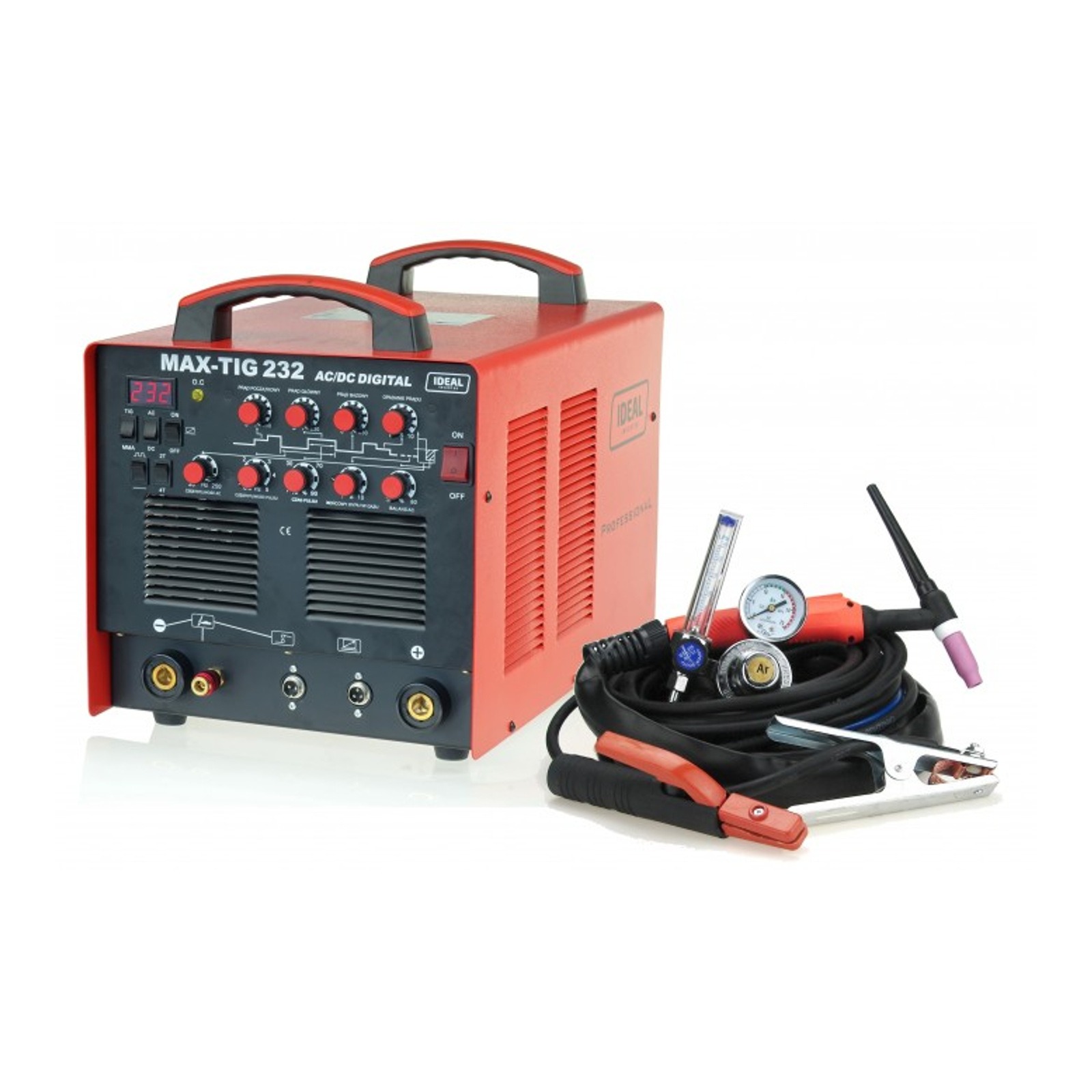 SPAWARKA INWERTOROWA TIG AC/DC PULSE 230A IDEAL
