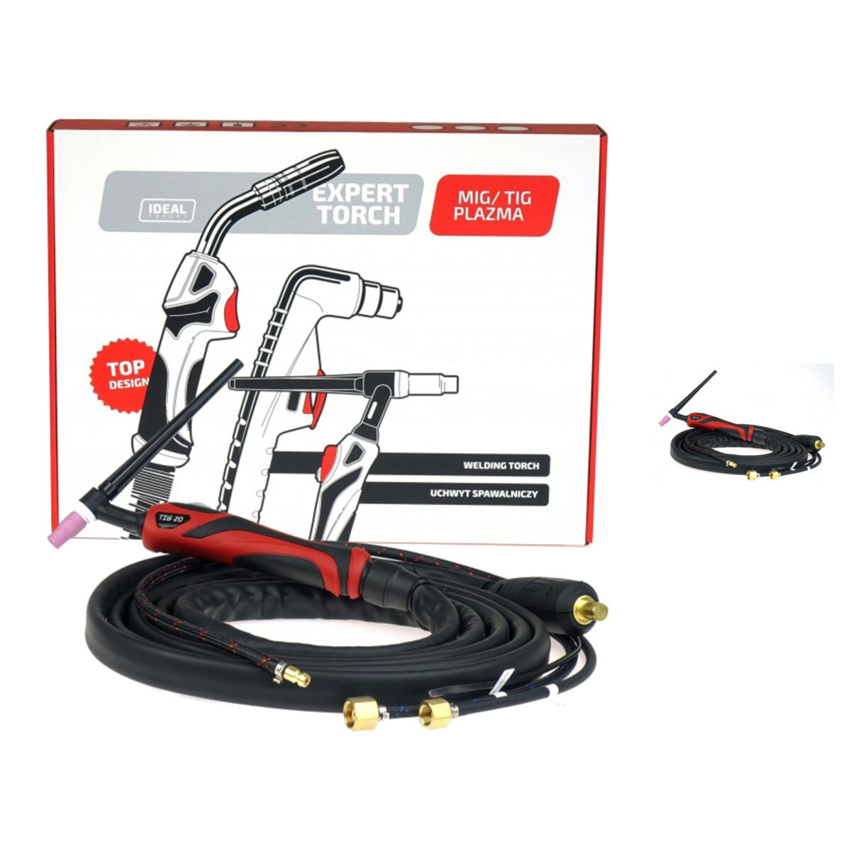 Uchwyt spawalniczy TIG 20 4m DX50 SINGLE EXPERT