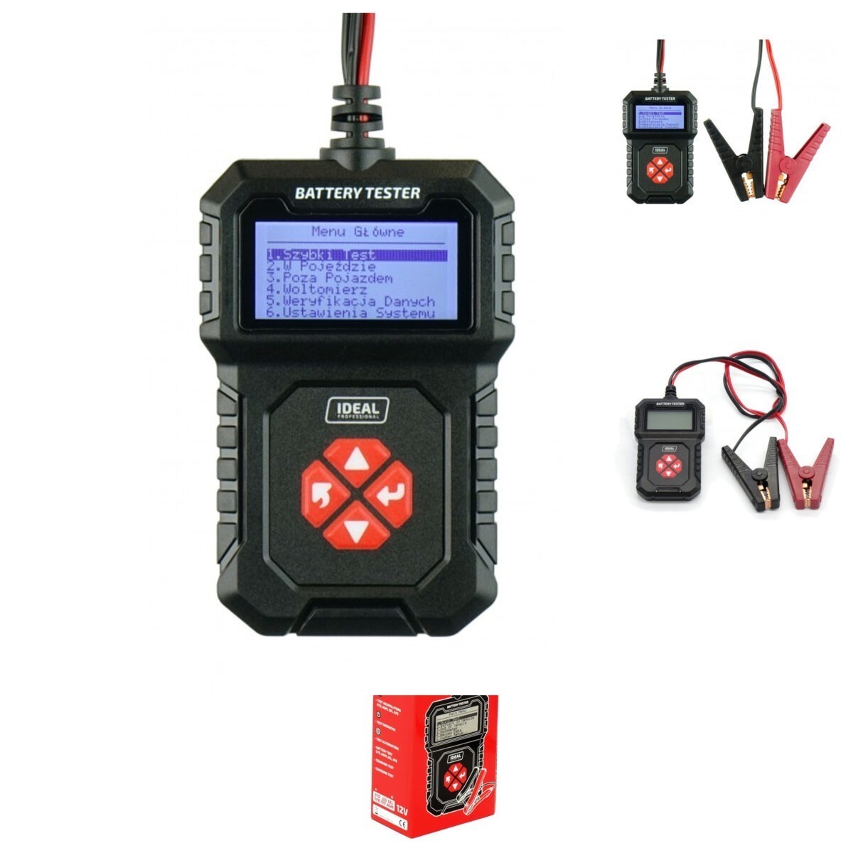 Tester akumulatora diagnostyka WOLTOMIERZ IDEAL BDT107 12V