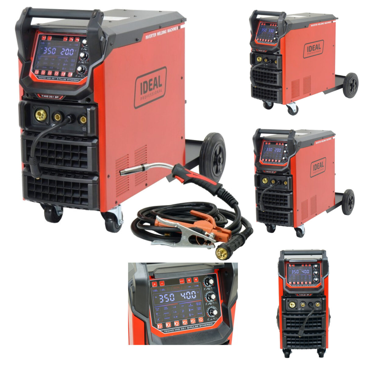 Półautomat spawalniczy IDEAL TECNO MIG 351 S-PULSE SYNERGIC 350A MIG MAG