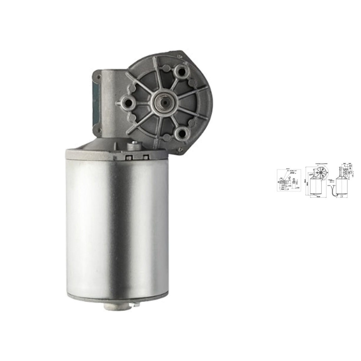 Silnik 42V 110W ELVI 100707 prawy