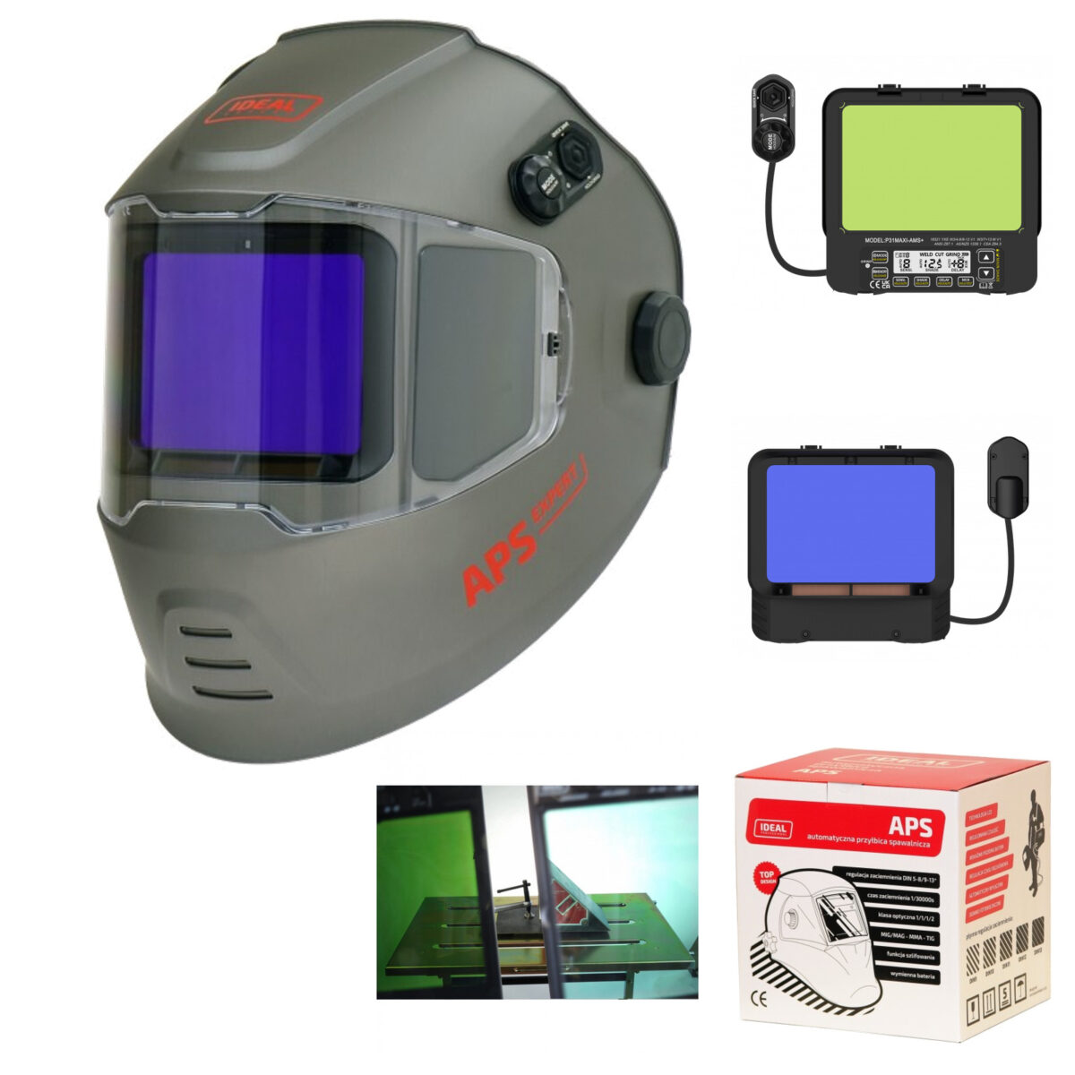 PRZYŁBICA AUTOMATYCZNA APS EXPERT P31 X2 TITAN MAT TrueView+ IDEAL