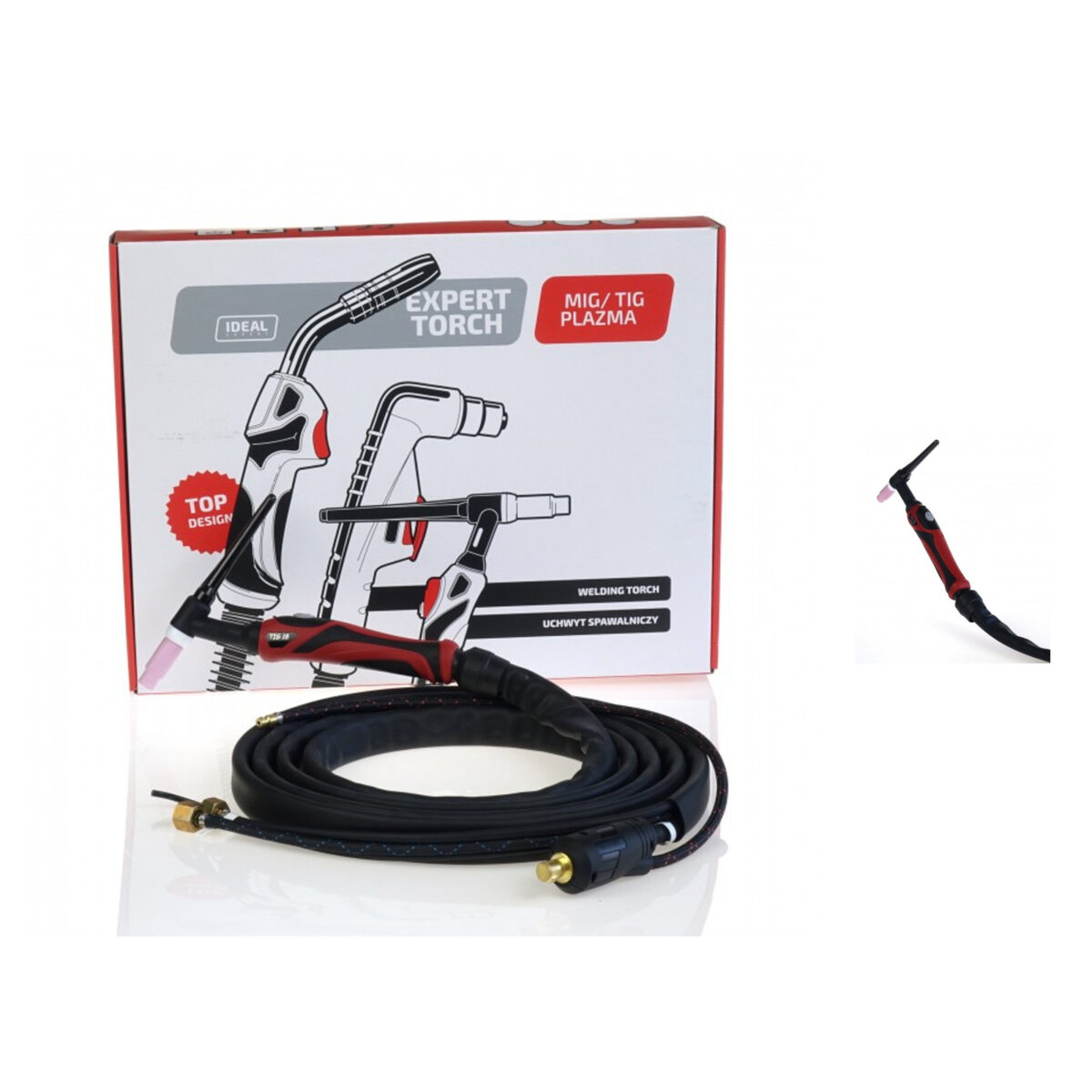 Uchwyt spawalniczy TIG 18 4m DX50-ciecz SINGLE EXP