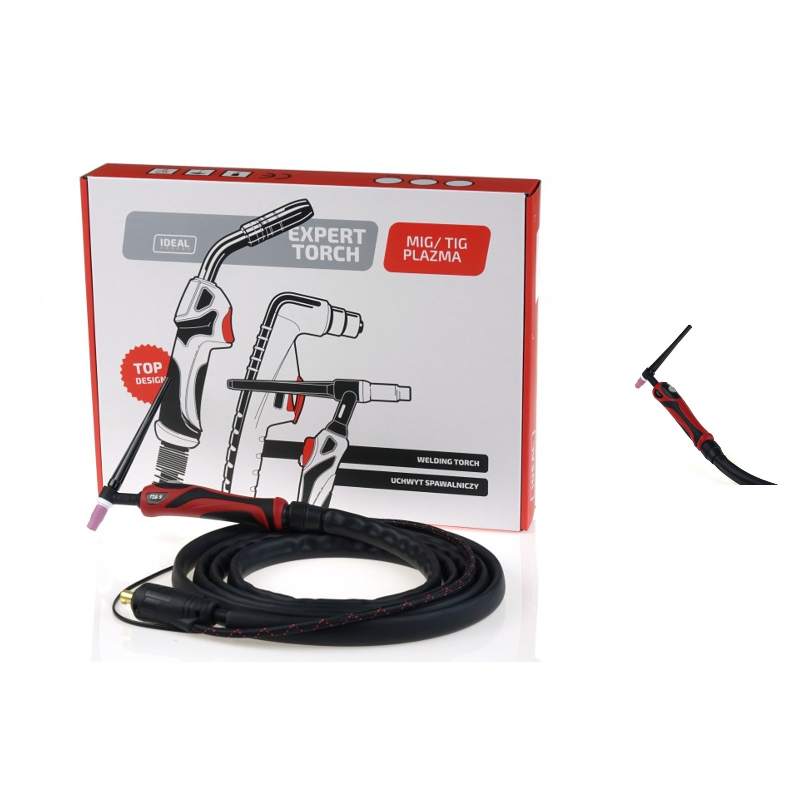 Uchwyt spawalniczy TIG 9FX 4m DX50 SINGLE EXPERT