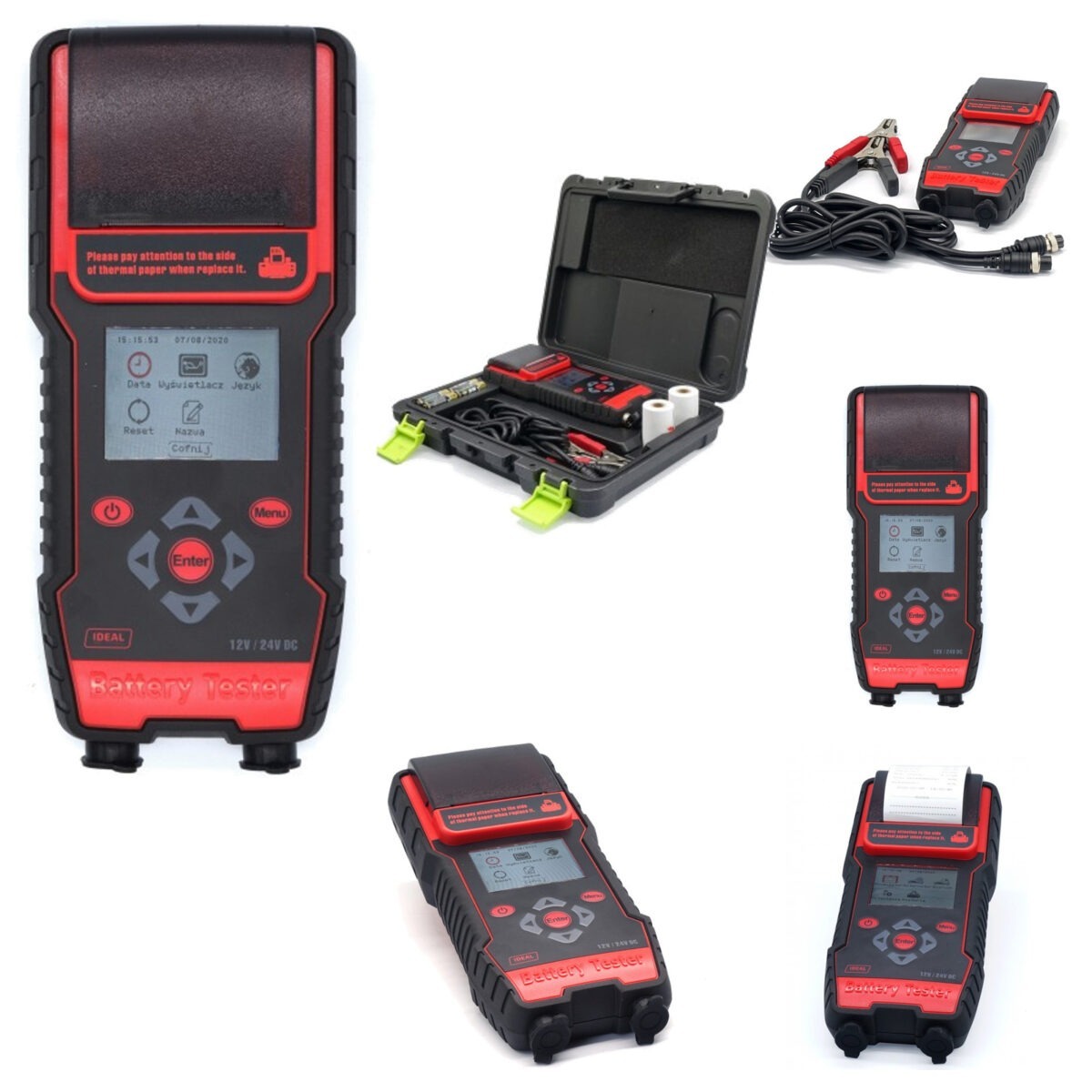 Cyfrowy IDEAL TESTER AKUMULATORÓW IDEAL 12V